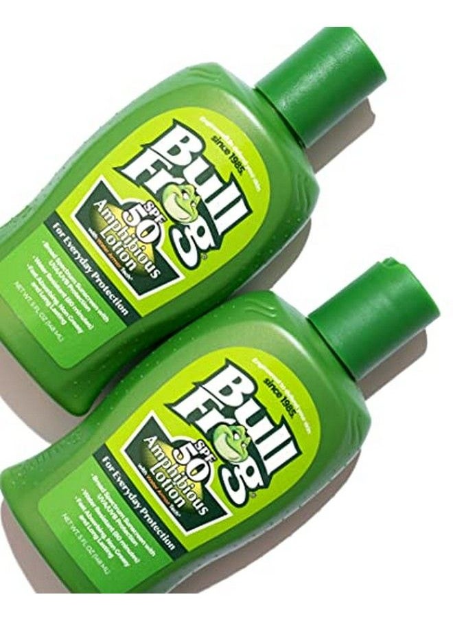 BullFrog - Sunscreen Amphibious Lotion Spf 50 | Reef Friendly/Safe (Oxybenzone & Octinoxate Free) | Broad Spectrum Moisturizing Uva/Uvb 5Oz 2 Pack - Image 1