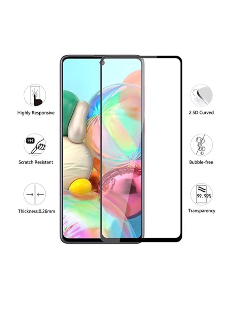 vesus Samsung Galaxy A53 5G / A52s / A52 / A51 / S20 FE / M31s Screen Protector Tempered Glass Full Glue Edge-to-Edge Protector - Image 2