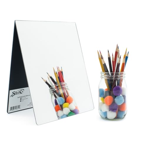 Sax Double Sided Self-Portrait Mirror, 8-1/2 x 11 Inches - Image 3