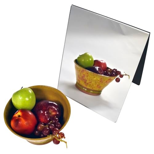 Sax Double Sided Self-Portrait Mirror, 8-1/2 x 11 Inches - Image 1