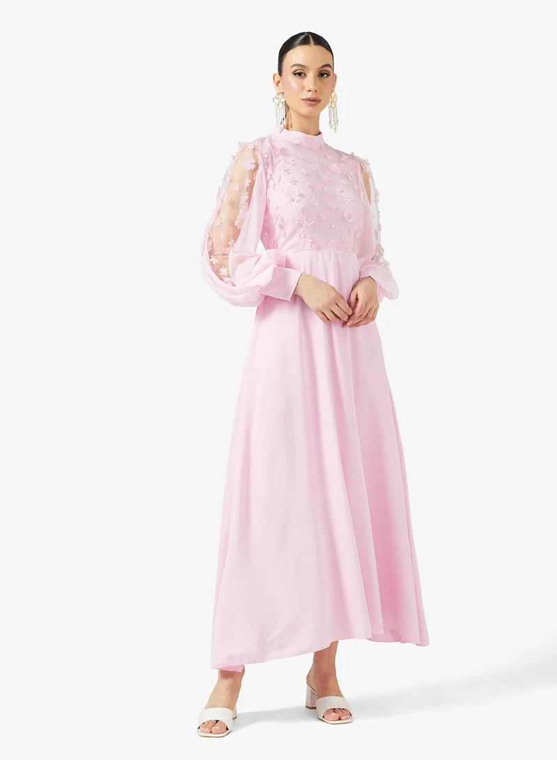 Puff Sleeves Dress