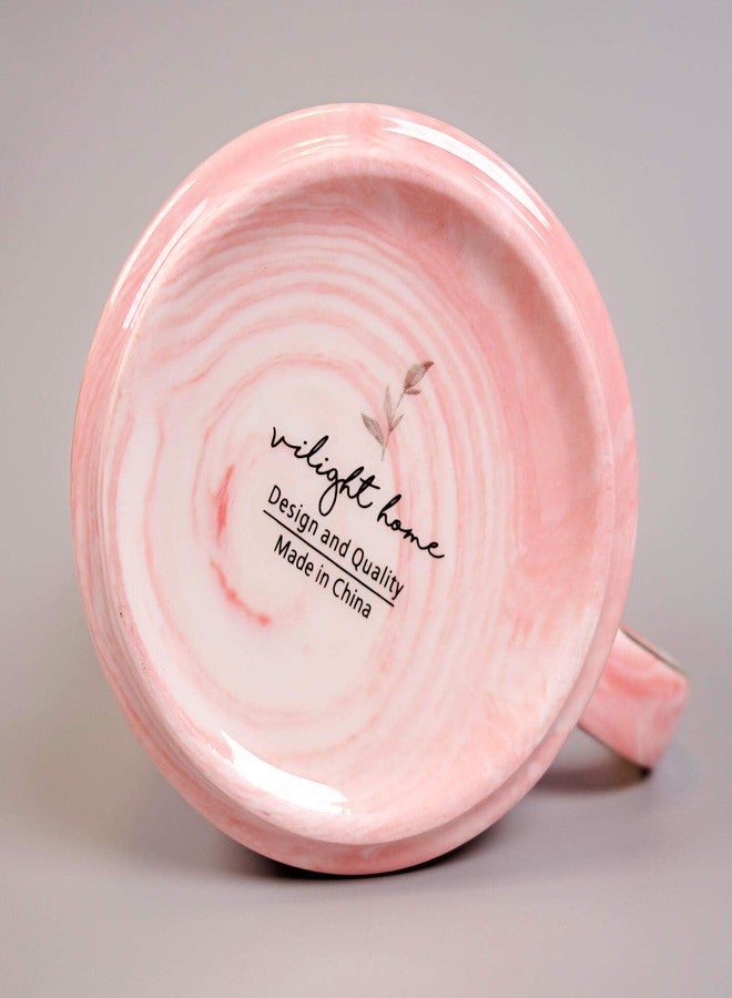 VILIGHT Best Mom Ever Gifts for Mom from Daughter Son - Pink Marble Mug Ceramic Coffee Cup 11oz - Image 5