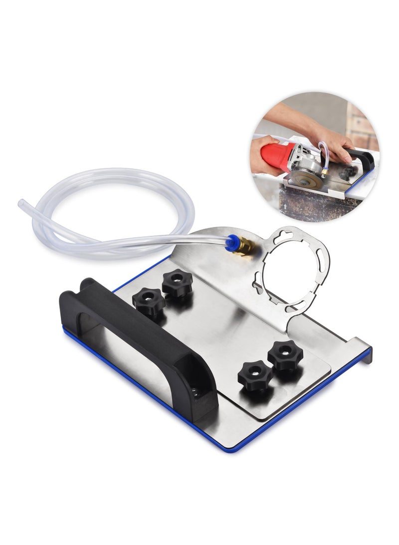 SYOSI أداة شطف البلاط 45 درجة، قاعدة طاحونة الزاوية لشطف البلاط بزاوية 45°، نوع 100 ملحق قاعدة طاحونة الزاوية لشطف البلاط، أداة شطف طاحونة الزاوية لقطع الحجر السيراميكي. - Image 1