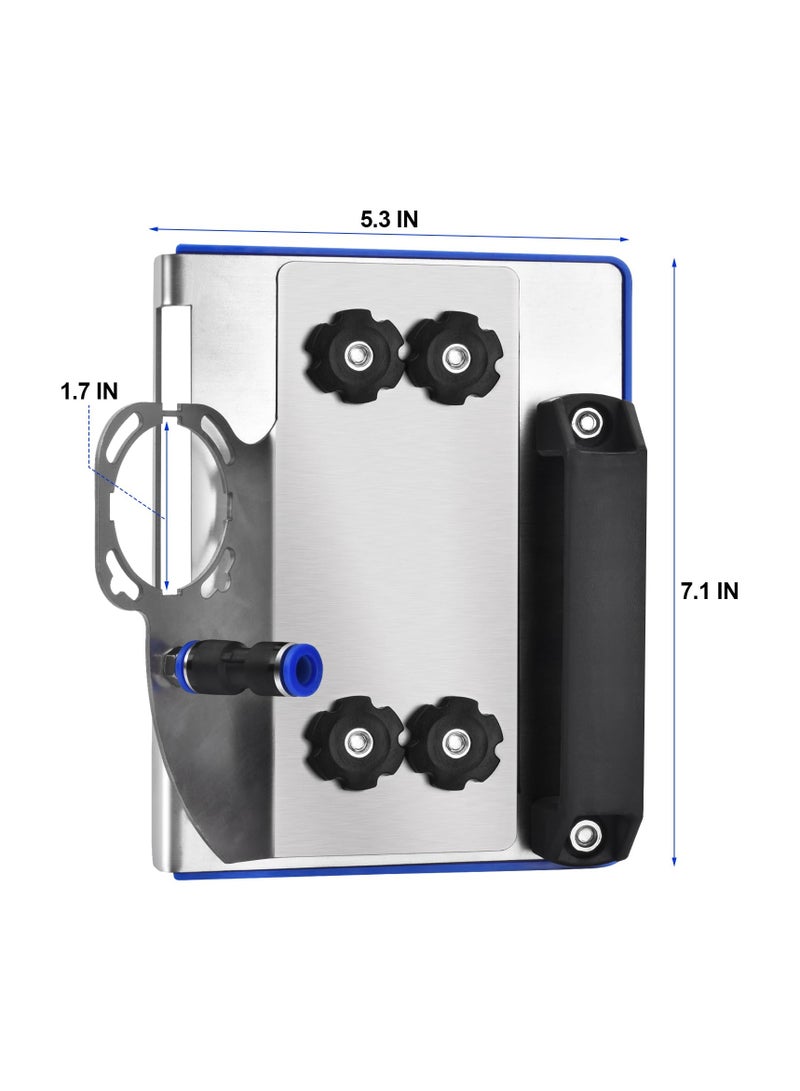 SYOSI أداة شطف البلاط 45 درجة، قاعدة طاحونة الزاوية لشطف البلاط بزاوية 45°، نوع 100 ملحق قاعدة طاحونة الزاوية لشطف البلاط، أداة شطف طاحونة الزاوية لقطع الحجر السيراميكي. - Image 3