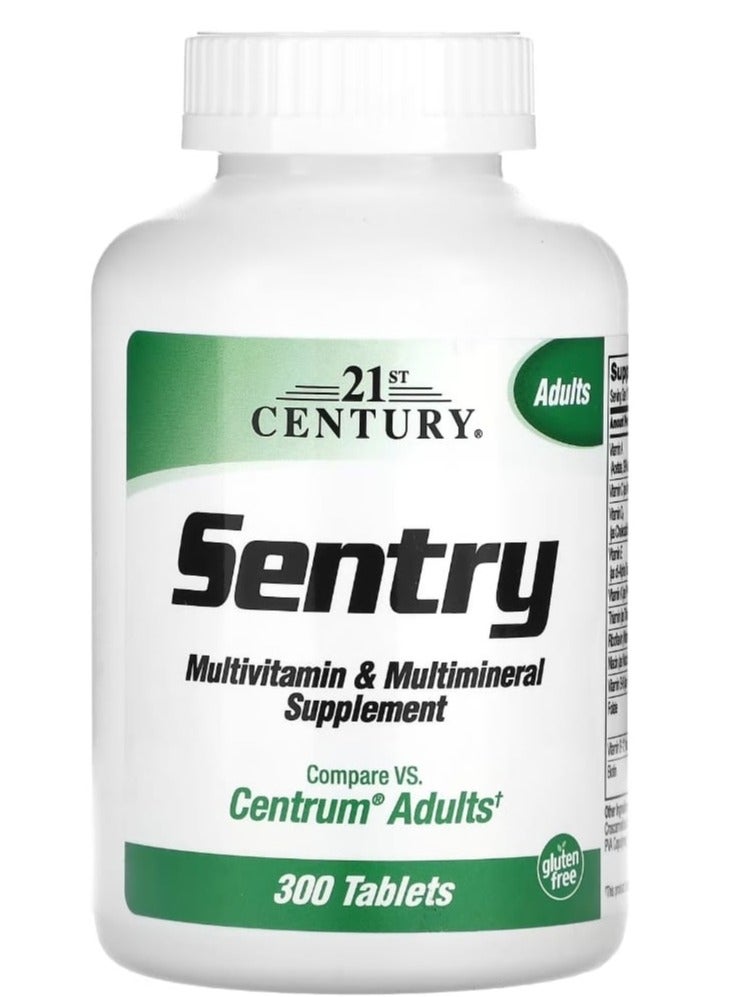 21st Century Adults Multivitamin & Multimineral Supplement 300 Tablets - Image 1