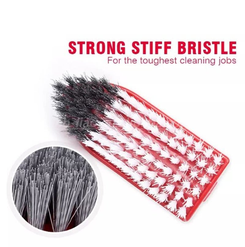 advancedestore Cloth Washing Cleaning Laundry Brush with Handle Bristles (Color May Vary) -(Pack of 1) - Image 4