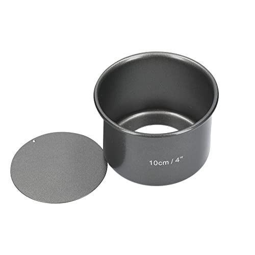 Master Class MasterClass KCMCHB30 10 cm Deep Cake Tin with PFOA Non Stick and Loose Bottom, 1 mm Carbon Steel, 4 Inch Mini Round Pan, Grey - Image 2