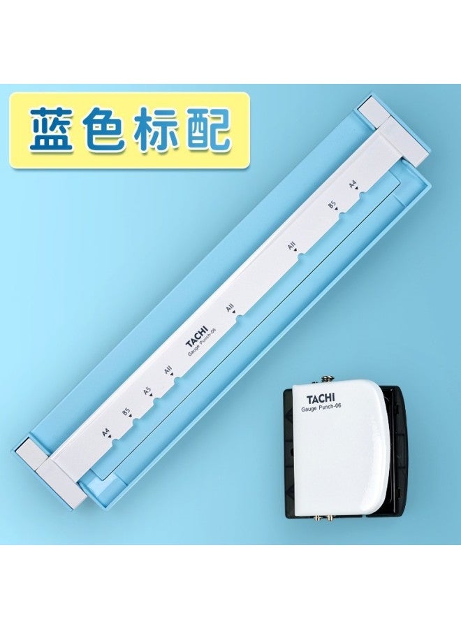 Tachi Handheld Hole Puncher 30 Hole Hand Push Multifunctional Coil Student Stationery Test Paper Office Bill Puncher - Image 1