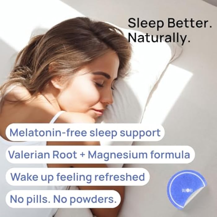 DUORI Sleep Patches for Adults - Valerian Root - Melatonin Free - Natural Sleep Aid with 5-HTP and Ashwagandha - 3 Pack (90 Patches) - Image 2