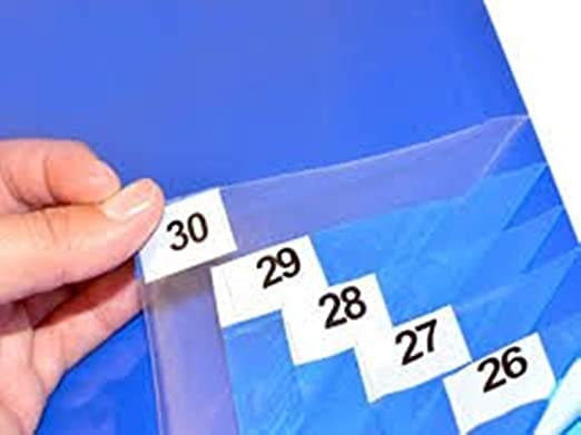 SES QTek SkyPolyethylene Film ESD Safe Cleanroom Sticky Mat 2 Feet x 3 Feet Blue 1 Mat 30 Peelable Sheets Pack of 5 - Image 4