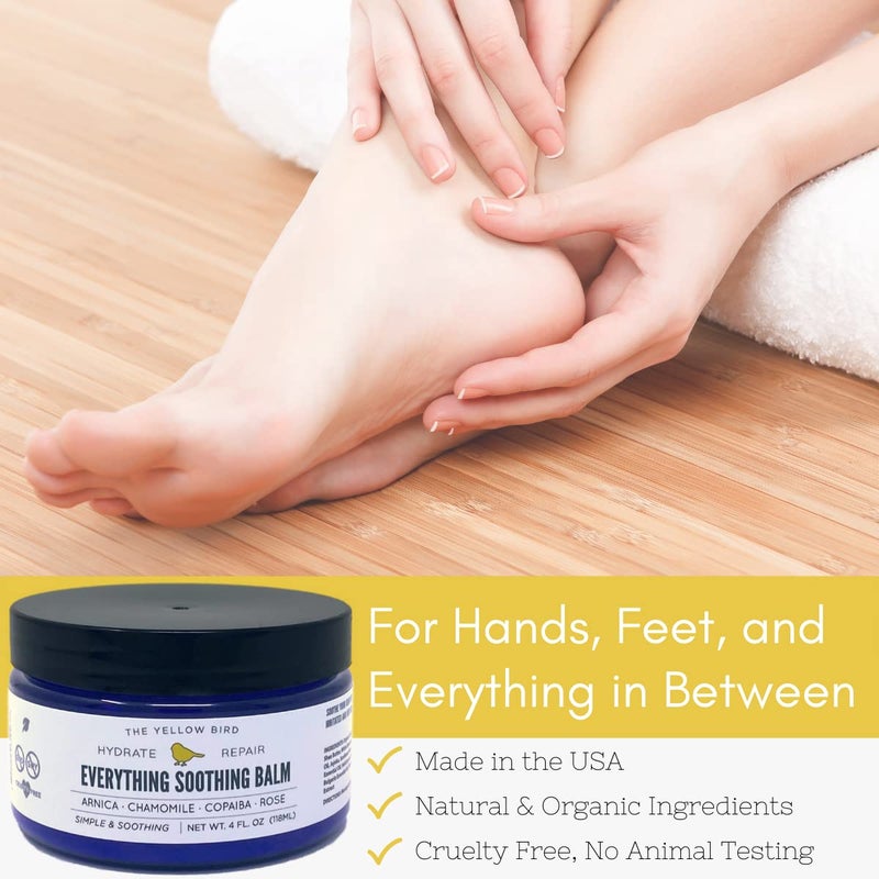 The Yellow Bird Yellow Bird Natural Soothing Foot  Body Balm  Everything Skin Moisturizer Organic Itch Relief Cream Baby Diaper balm Soothing Gentle Moisturizer - Image 2