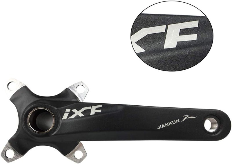 BNVB Bike Crank Arm Set， 170mm 104 BCD Mountain Bike Crank Set with Bottom Bracket Crank and Chainring Bolts for MTB BMX Road Bicyle, Compatible with Shimano, FSA, Gaint (Black/Red/Silver) - Image 4