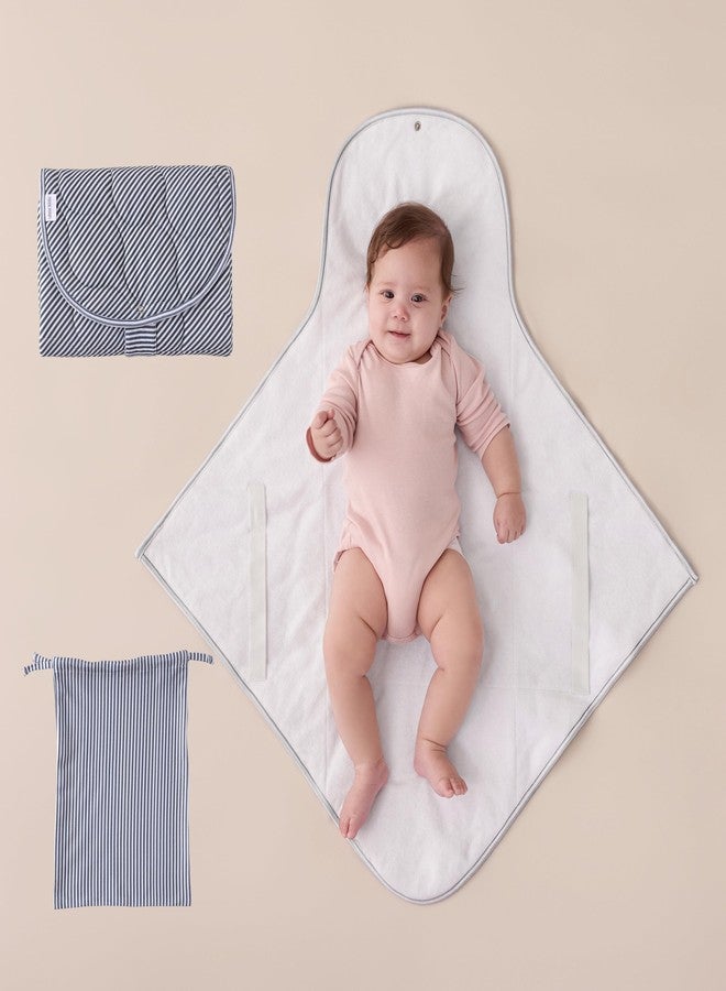 UTEX Baby Portable Changing Pad, Waterproof & Wipeable Diaper Changing Mat with Carrying Bag, Foldable Changing Mat for Travel, Newborn Shower Gifts - Image 1