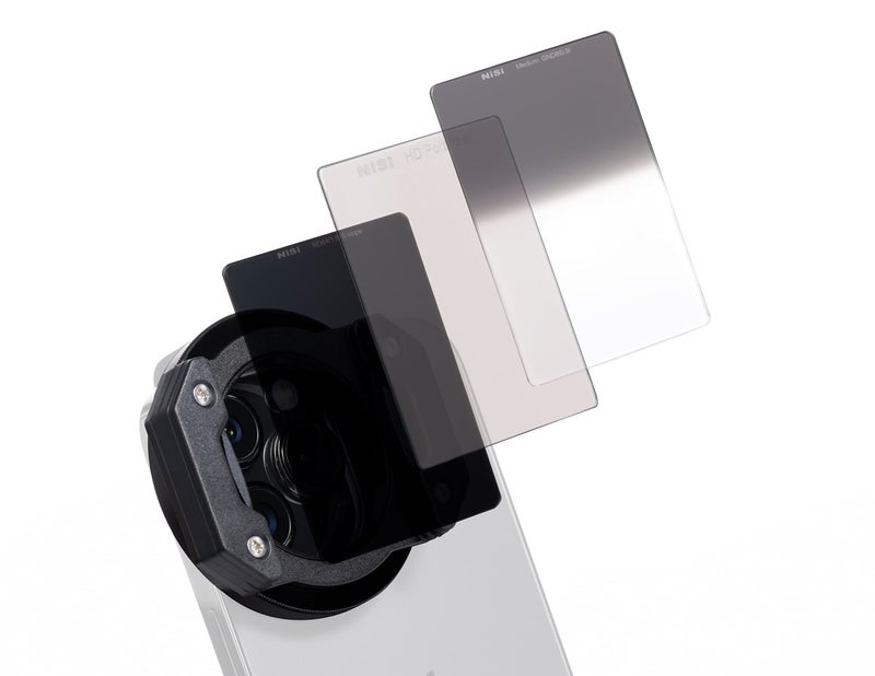 NiSi IP-A+P2 Landscape Kit for iPhone® | Holder and Filter Frame with Square Neutral Density Filters for iPhone® Photography - Image 1
