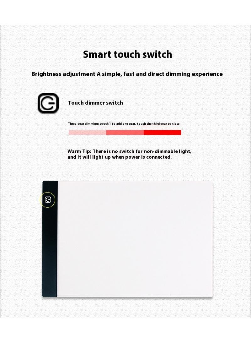 general Portable A4 LED Light Box Drawing Tracer Copy Board - Image 2