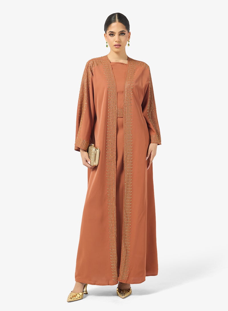 Khizana Embellished Abaya - Image 1