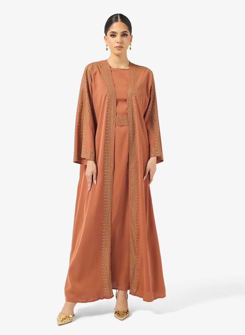 Khizana Embellished Abaya - Image 5