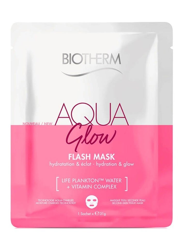 Biotherm Aqua Glow Super Sheet Mask - Hydration & Glow 31g - Image 1
