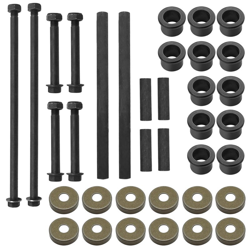 A Arm Bushing Cover Bolt Shaft Collar Kit for Yamaha Banshee 350 YFZ450 Raptor 700 250 125