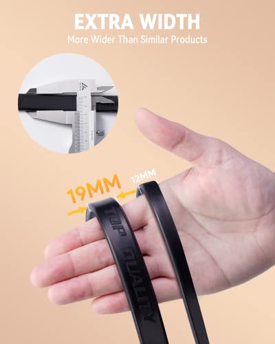 AMAZING STRAPS Rubber Bungee Cords with Hooks, Heavy Duty Bungee Straps, Assorted Sizes with 1.8X Max Stretch & Over 176 lbs Load, Black, 100% EPDM Rubber & S Hooks for Cargo, Tarps, 10", 15", 21", 31" (10 Pack) - Image 4