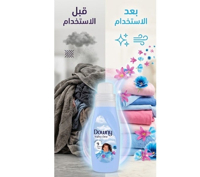 داوني منعم الأقمشة داوني فالي ديو 1 لتر - Image 2
