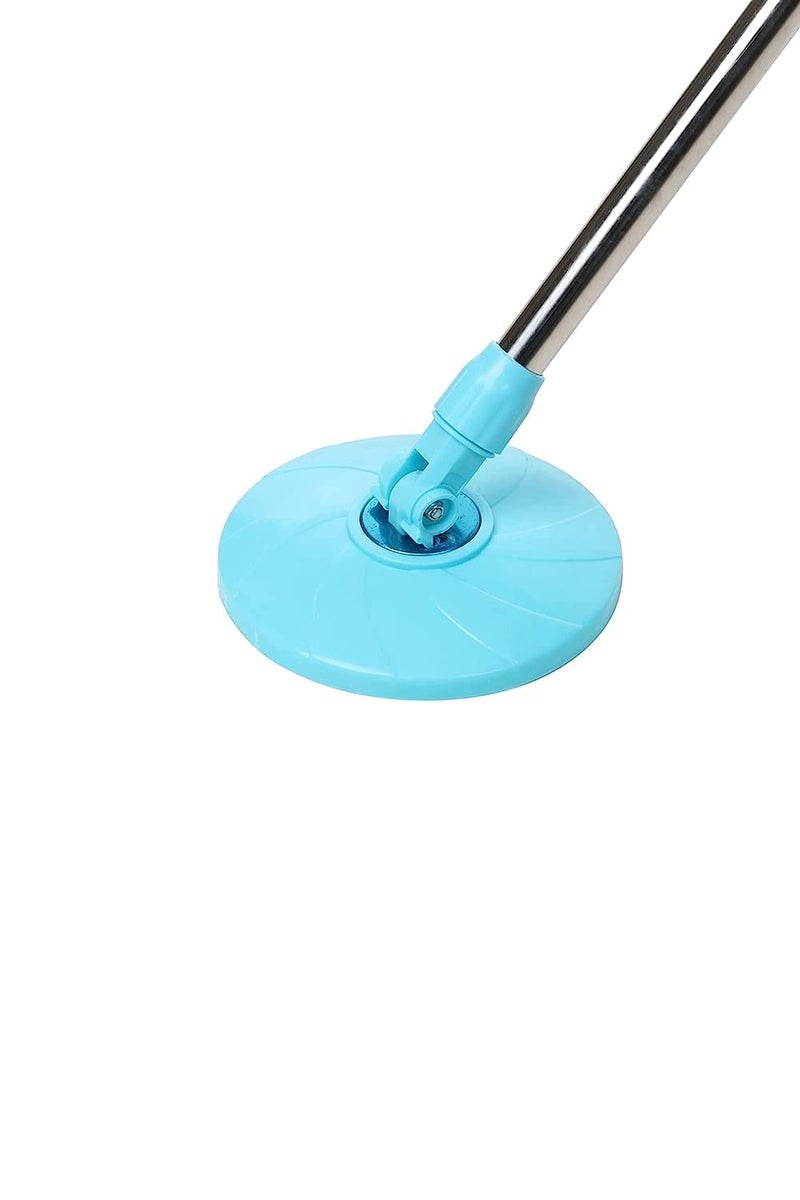 PRANAY'S KLEANUP Premium Spin Mop Rod Stickwith 360 Degree Rotating MopsHead 1 Stainless Steel Rod Stickwith 1 Microfiber Refill WetDry Mop Mops Rod Stick Mops Mop Rod Stick Mop Rod - Image 5