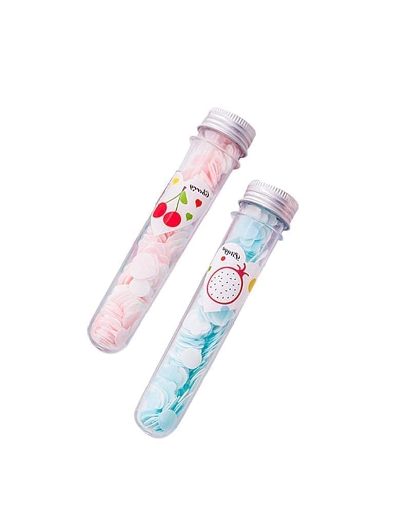 SNAPCOM Tube Petal Liquid Soap Travel Soap | Disposable Mini Soap Paper for home, travel, camping | Portable Flower Petals | Soft Paper Flower Design Shape Bottle (1 pcs) - Image 1