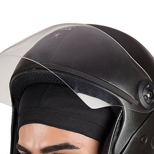 Le Gear Dri-Fit Helmet Skull Cap (Black), for Unisex, Pack of 1, Free Size - Image 5