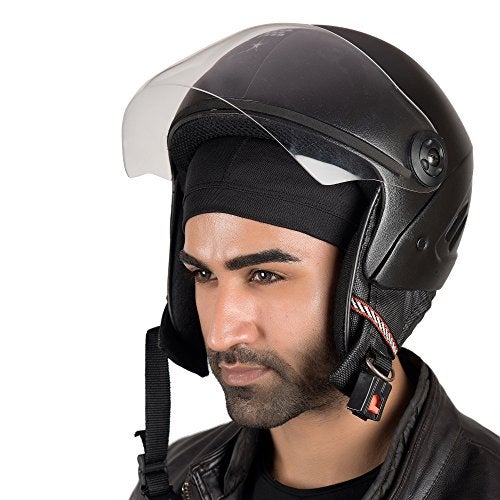 Le Gear Dri-Fit Helmet Skull Cap (Black), for Unisex, Pack of 1, Free Size - Image 4