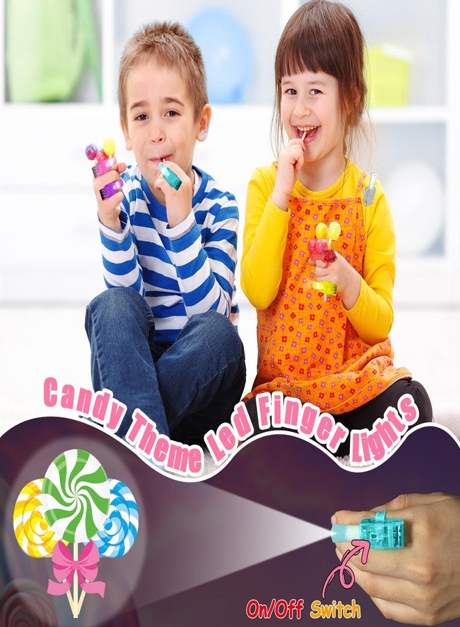 CHUNNIN ٣٦ قطعة من حلوى عيد الميلاد، هدايا حفلات أعياد الميلاد، مصاصات مضيئة بتقنية LED، حلوى تتوهج في الظلام، كمية كبيرة لحفلات عيد الميلاد، أكياس هدايا، حشوات، حلويات، لوازم حفلات أعياد الميلاد - Image 4