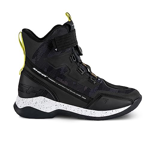 SHIMA TAKESHI VENT, Motorcycle Shoes for Men - Breathable, Reinforced Street Riding Shoes with ATOP Closure System, Ankle Support, Anti-Slip Sole, Gear Pad (Camo, 10) - Image 2