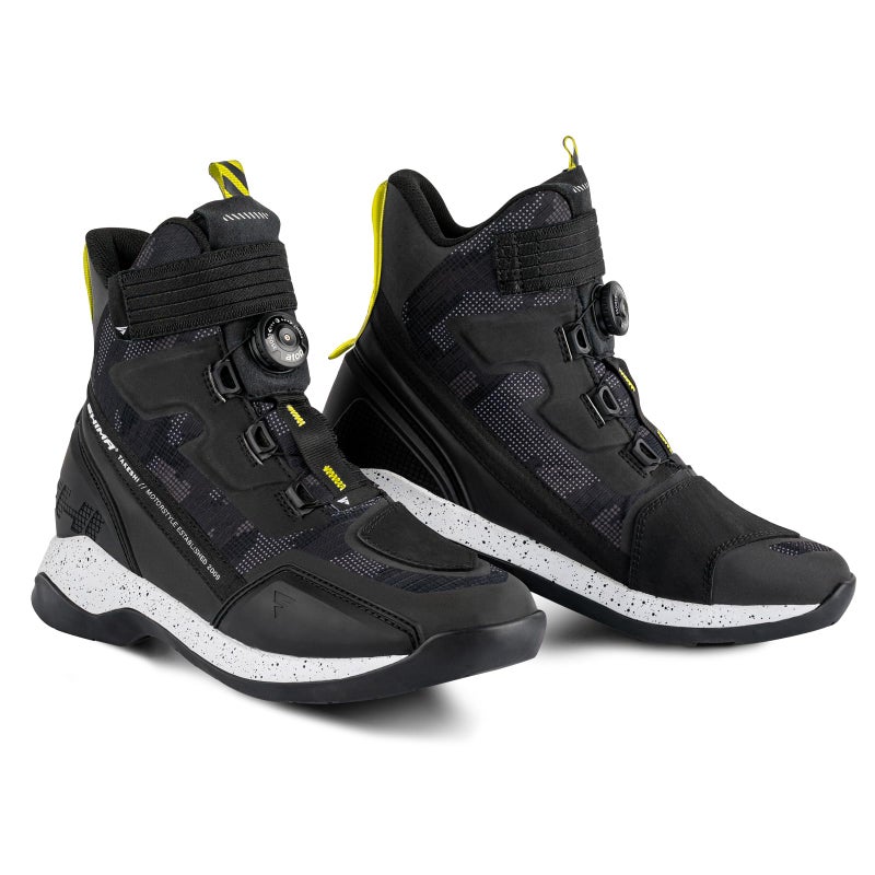 SHIMA TAKESHI VENT, Motorcycle Shoes for Men - Breathable, Reinforced Street Riding Shoes with ATOP Closure System, Ankle Support, Anti-Slip Sole, Gear Pad (Camo, 10) - Image 5