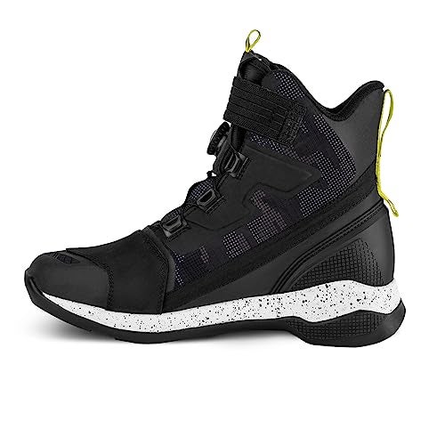 SHIMA TAKESHI VENT, Motorcycle Shoes for Men - Breathable, Reinforced Street Riding Shoes with ATOP Closure System, Ankle Support, Anti-Slip Sole, Gear Pad (Camo, 10) - Image 3