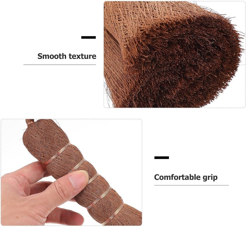 Garneck Tableware Cleaner Brush with Brown Bristles Handheld Kitchen Cleaning Brush for Dish and Cup Washing for Household Kitchen Cleaning Tasks - Image 2