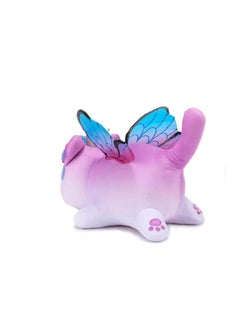 Y&D Cute Cat Meemeows Plushies Meemeows  and Demon Cat Plushie Cat Food Plushies Cat Mee Meow Anime Cartoon Cat Stuffed Figure Toy Plush Pillow Gift for Fans Kids (Butterfly Cat)  - Image 3