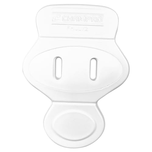 CHAMPRO Ultra Light 7 Piece Pad Set with Slots for Youth Football Pants, WHITE - Image 2
