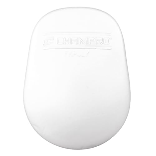 CHAMPRO Ultra Light 7 Piece Pad Set with Slots for Youth Football Pants, WHITE - Image 4