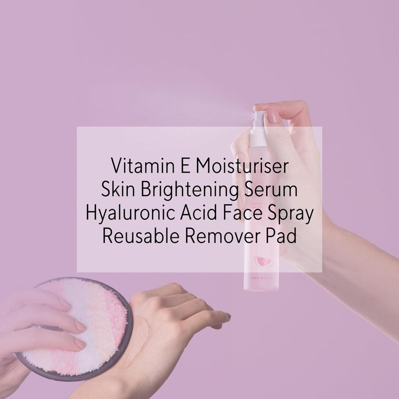 W7 - Brighten Up Essential Gift Set - Moisturizer, Reusable Cleansing Cookie, Toner and Face Mist - Soothing Skin Care Kit for Beautiful Skin - Image 4