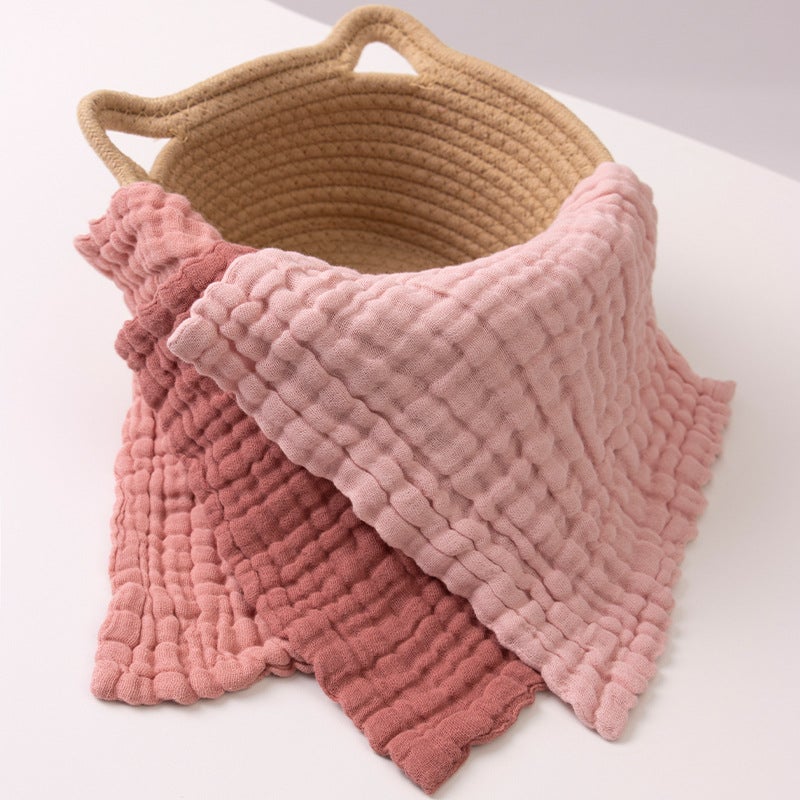 Six-Layer Gauze Saliva Towel Ins Pure Cotton Baby Towel Newborn Spit-Up Towel Baby Square Towel - Image 3