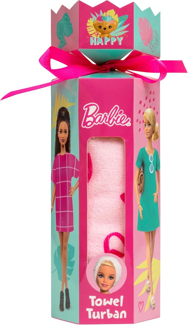Barbie Children's Hair Towel Turban/Towel Wrap - Gift Set - Microfiber - Quickdry Multi-price design picks - Image 1
