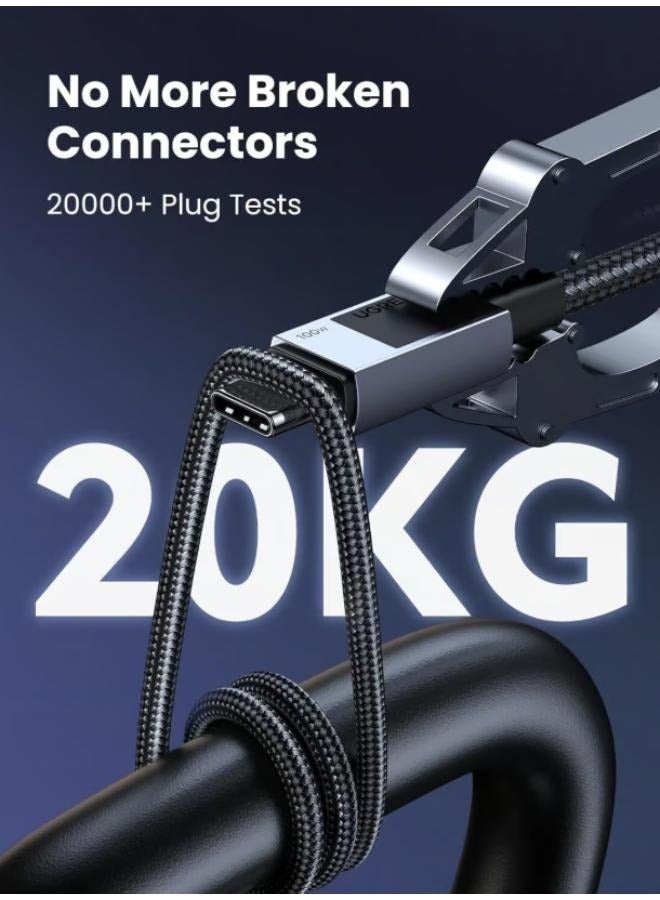 UGREEN USB-C to USB-C PD Fast Charging Cable 1M 5A Max Space Gray - Image 4