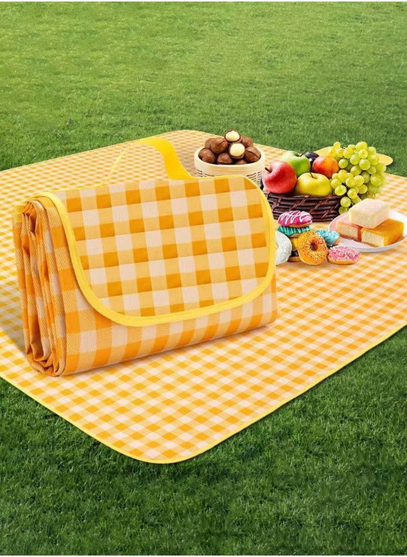 Extra Large Picnic Outdoor Blanket, 200*300cm Waterproof Foldable Blankets Gingham Picnic Mat for Beach, Camping Grass Lawn Park Accessories(6-10) People - pzsku/Z07F43A880A74EEA06A28Z/45/_/1737859668/8b0004e9-2070-4b2c-b8f6-cd70619715c8