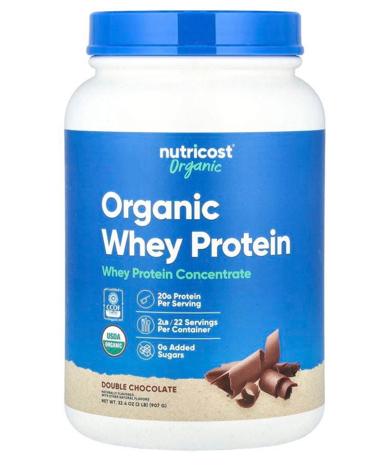 Organic Whey Protein Double Chocolate 2 lb (907 g)
