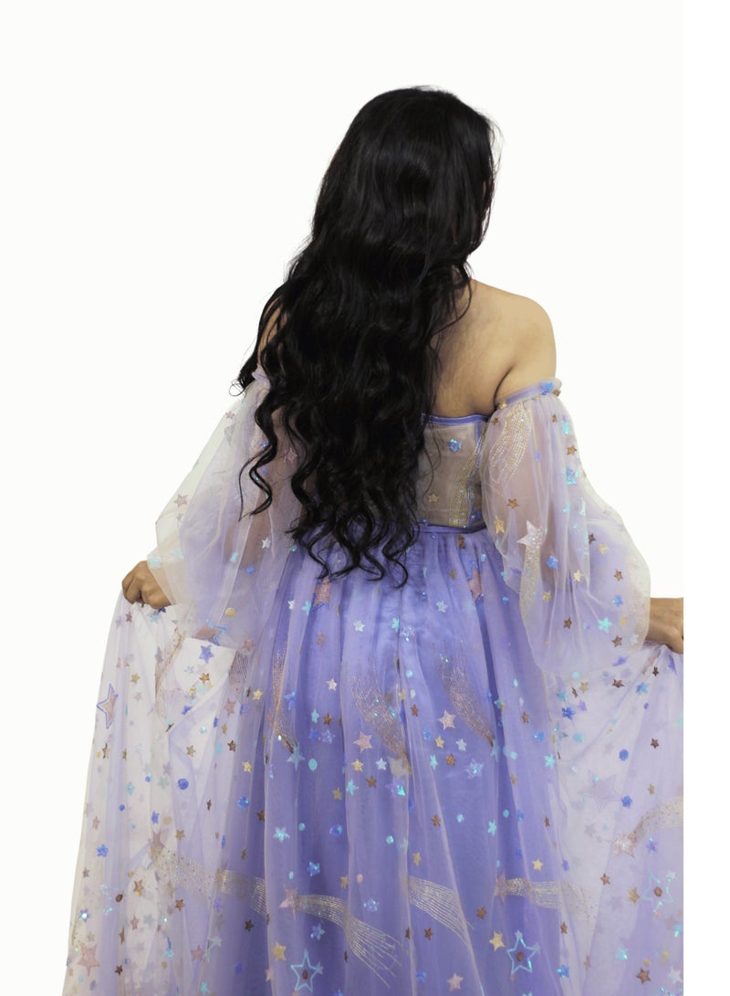 فستان لافندر للحفلات - Image 3