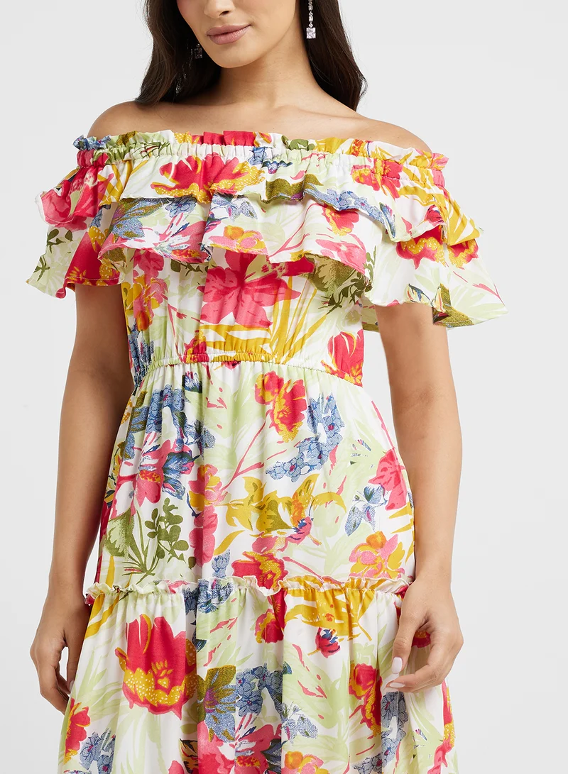 ايلا Floral Print Dress