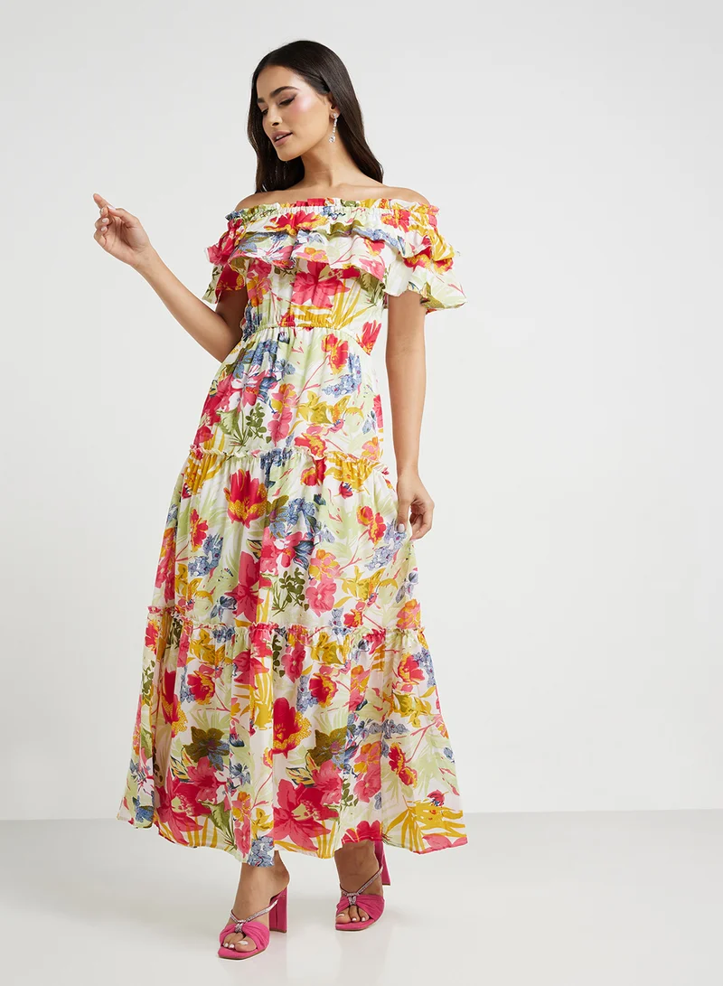 ايلا Floral Print Dress