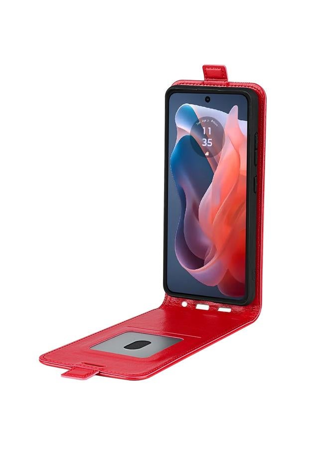 اس-توب جراب لهاتف Motorola Moto G Play 2024 R64، جراب هاتف جلدي ذو قلاب عمودي واحد - Image 4