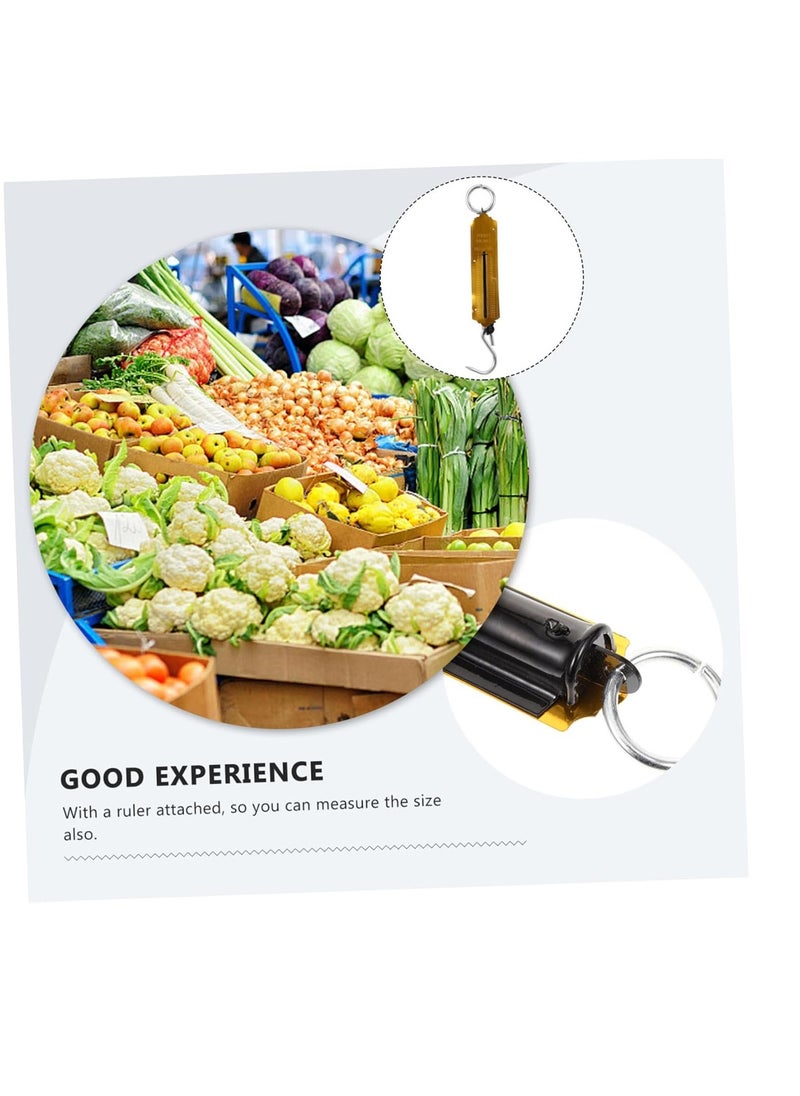 DEFAONS - DEFAONS Pocket Balance Spring Scale 100Kg 224LBS  Portable Hanging Hook Scale Mechanical Weight Measuring Tool for Travel Fishing Farming and Kitchen Use - 1 pcs - Image 1