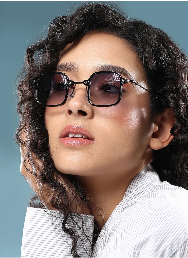 Haute Sauce Polarized Full Rim Square Sunglasses For Women  - Image 3