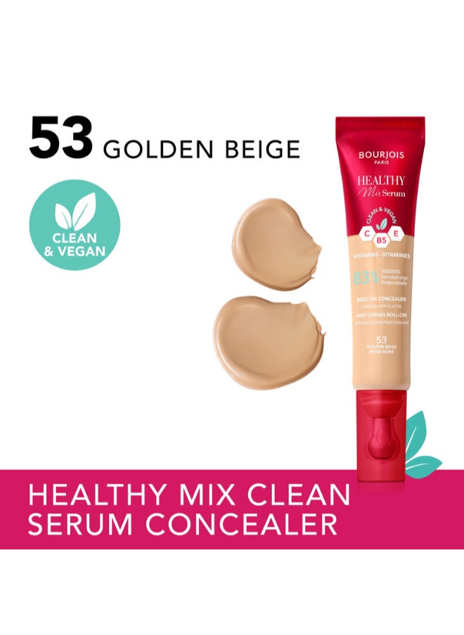 BOURJOIS PARIS - Healthy Mix 2-in-1 Serum Concealer - Golden Beige, 13ml - Image 1